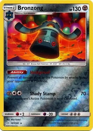 Team Up Bronzong #101/181 reverse holo